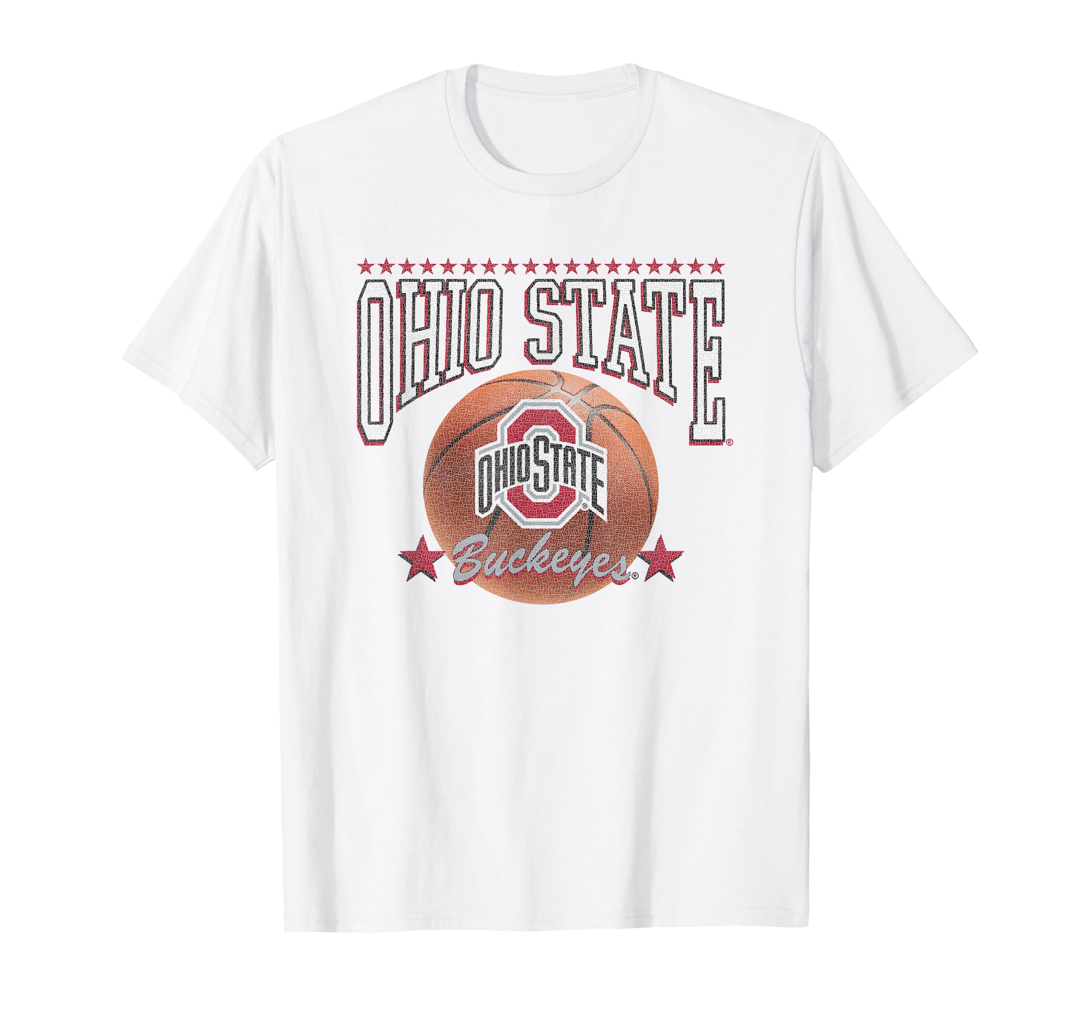 Ohio State Buckeyes Basketball Vintage Stars T-Shirt