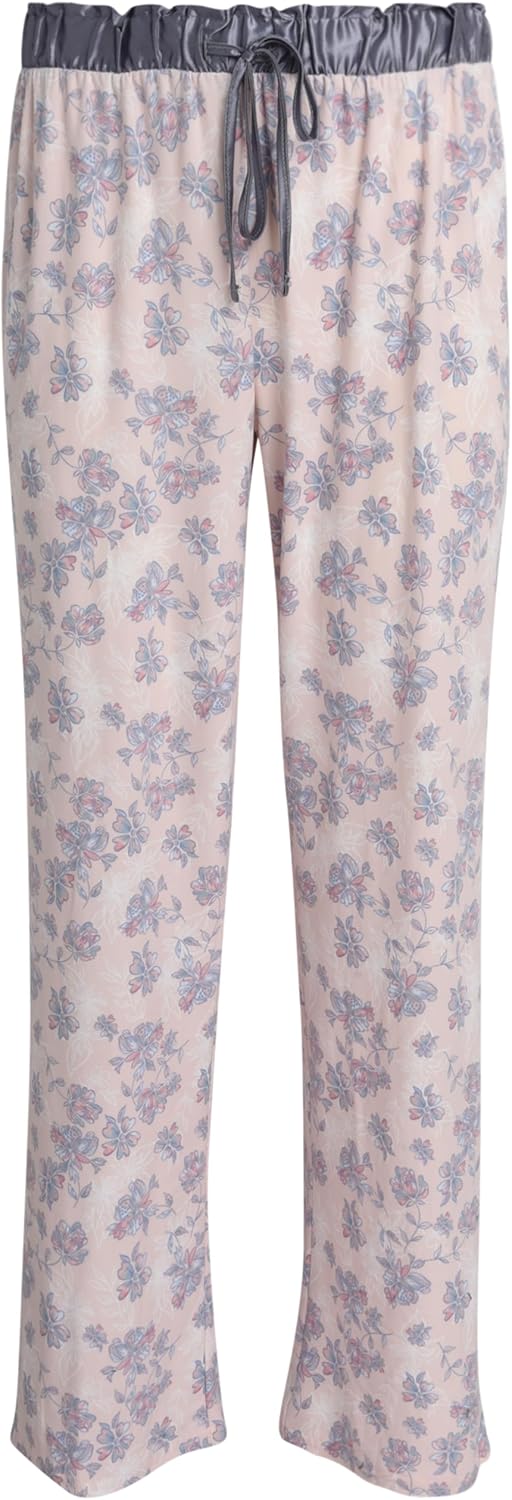 Lucky Brand Women's Pajama Set - 2 Piece Henley Sleep Shirt and Lounge Pants - Silky Soft Sleepwear for Women - Image 6