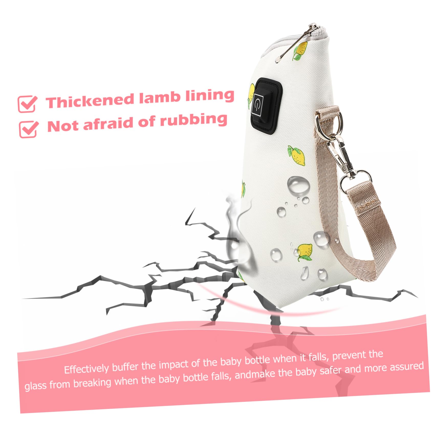 TOYANDONA 2 Set Scaldabiberon Latte Per Bambini Tote Pieghevole Scaldabiberon Bottiglia Per Il Latte Custodia Antigoccia Bottiglia Tote Copertura Per Il Riscaldamento Del Latte Copertura