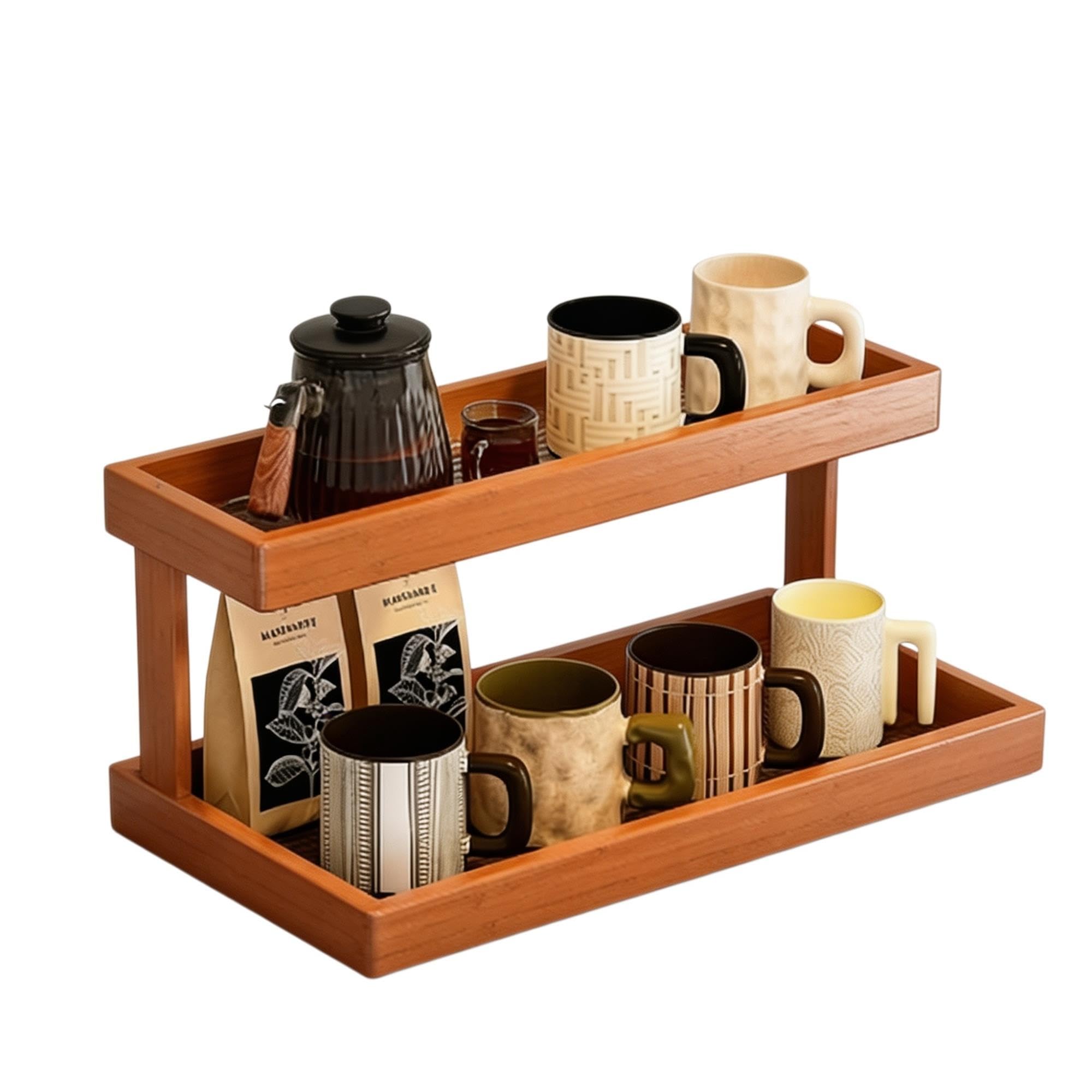 Organizzatore Tazze caffè, Espositore Tazze Grande capacità Telaio