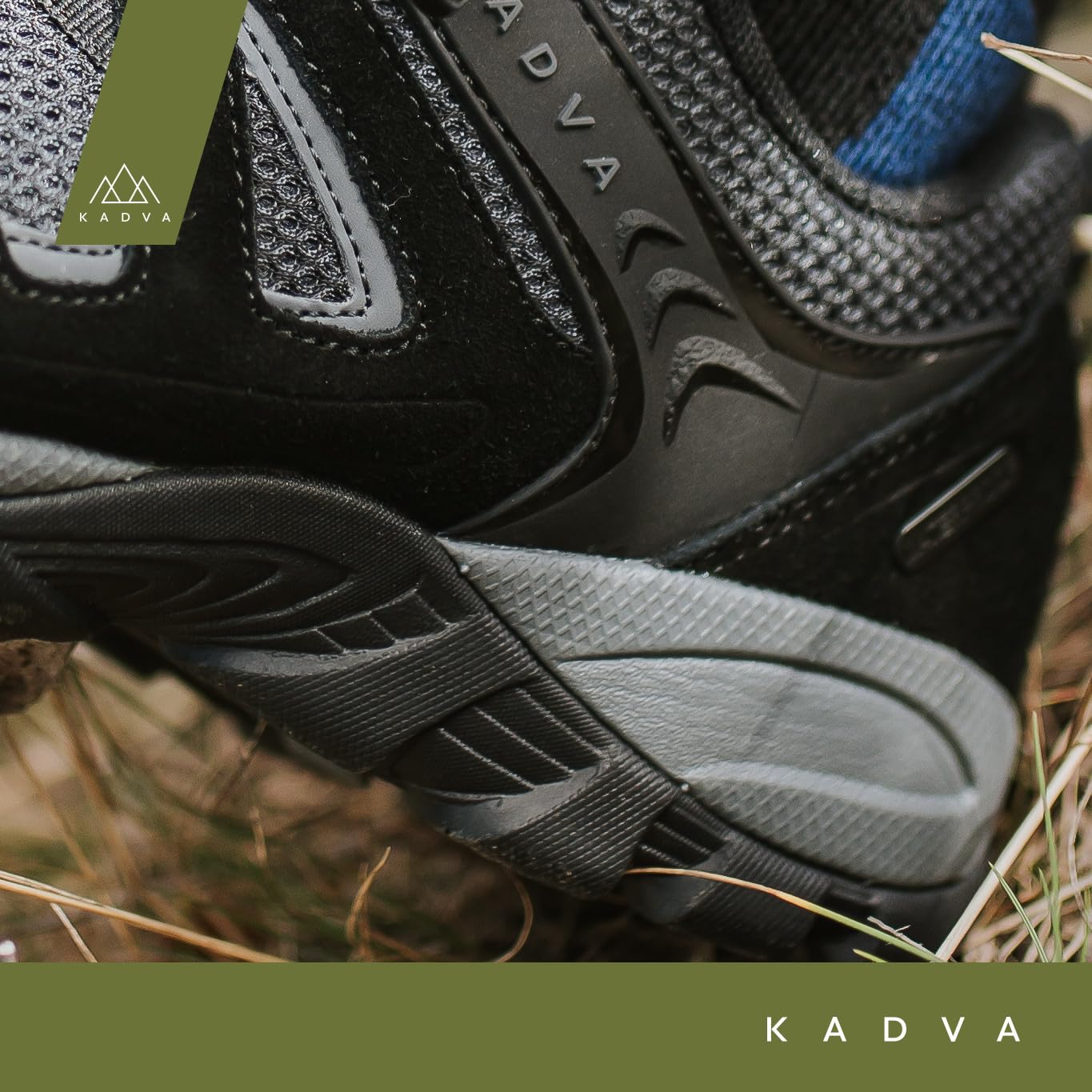 KADVA Scarpe da Trekking da Uomo Traver Low in Nero Taglia 41-46 EU Scarpe da Uomo Impermeabili e Traspiranti Isolate con Tomaia in Pelle e Tessuto Isolamento Contro Neve e Gelo