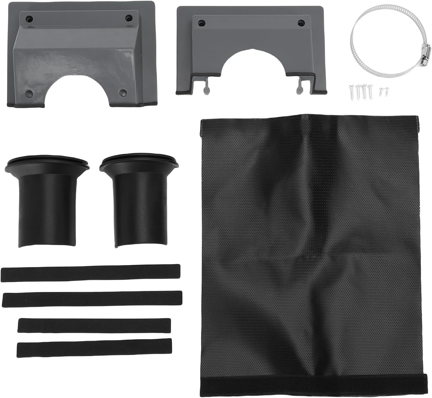 HVAC Wall Penetration Cover Line Set Cover Kit, Decorative Concealment for Unsightly Openings with Two Piece Design, for Split Air Conditioning Heat Pumps Ductless Systems