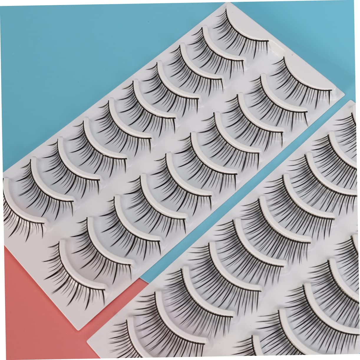 Didiseaon 240paia Eyelashes Wispy Cat Eye Faux Lashes for Women Thick Clusters for Everyday Makeup and Special Occasions