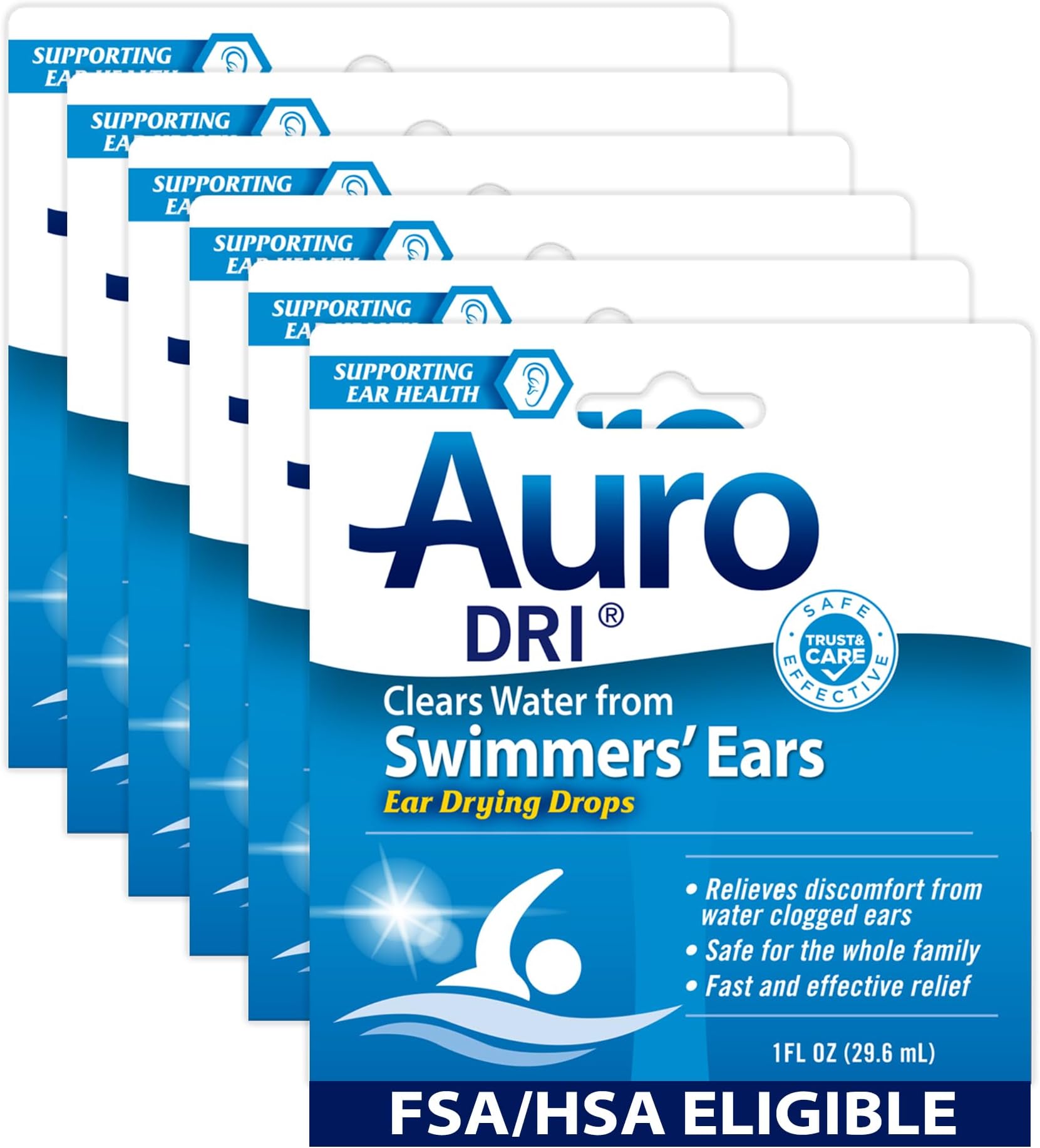 DRI Ear Water Drying Aid (Pack of 6)