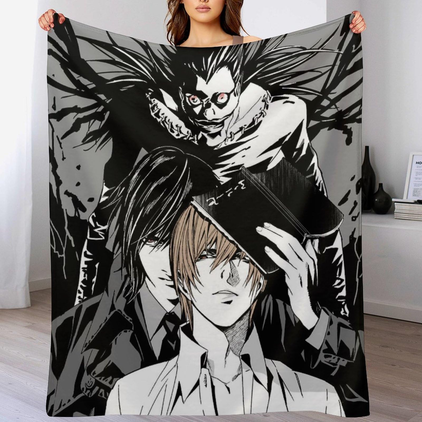 Amazon.co.jp: 毛布 『DEATH NOTE』デスノート 厚手 50