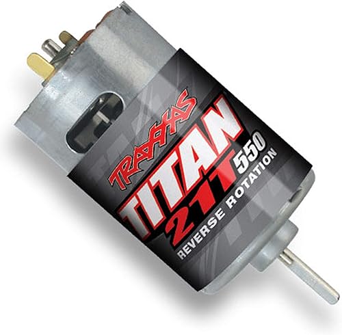 Traxxas 3975R Titan 550 Motor de rotación inversa, paquete de 424