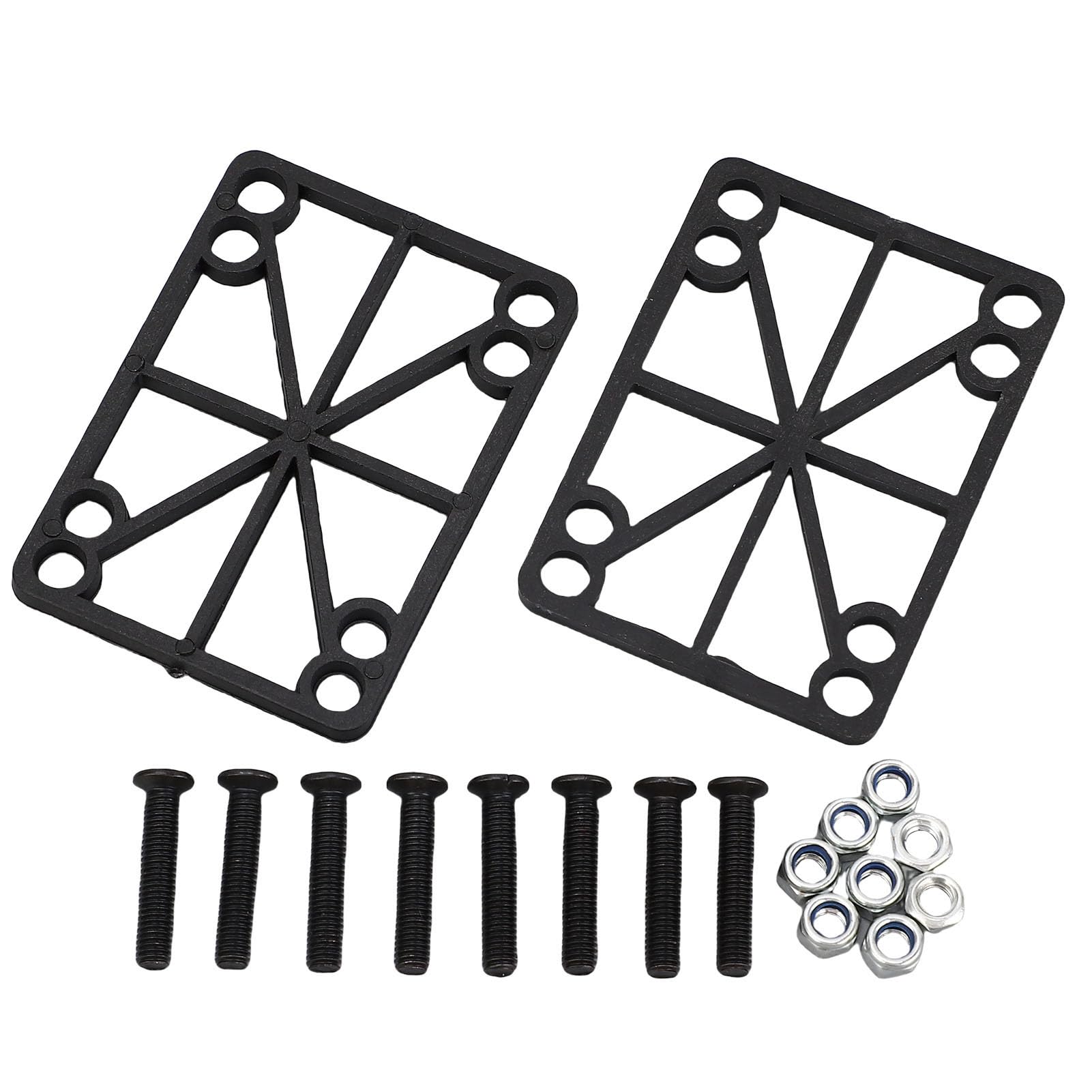 Sorandy Camión de, Ruedas de de 2 Piezas, Camión de Longboard de Absorción de Choque de Aleación de Aluminio de 5 Pulgadas, Adecuado para Patinetas, Kit de Inicio Combinado de Hardware, Ideal para