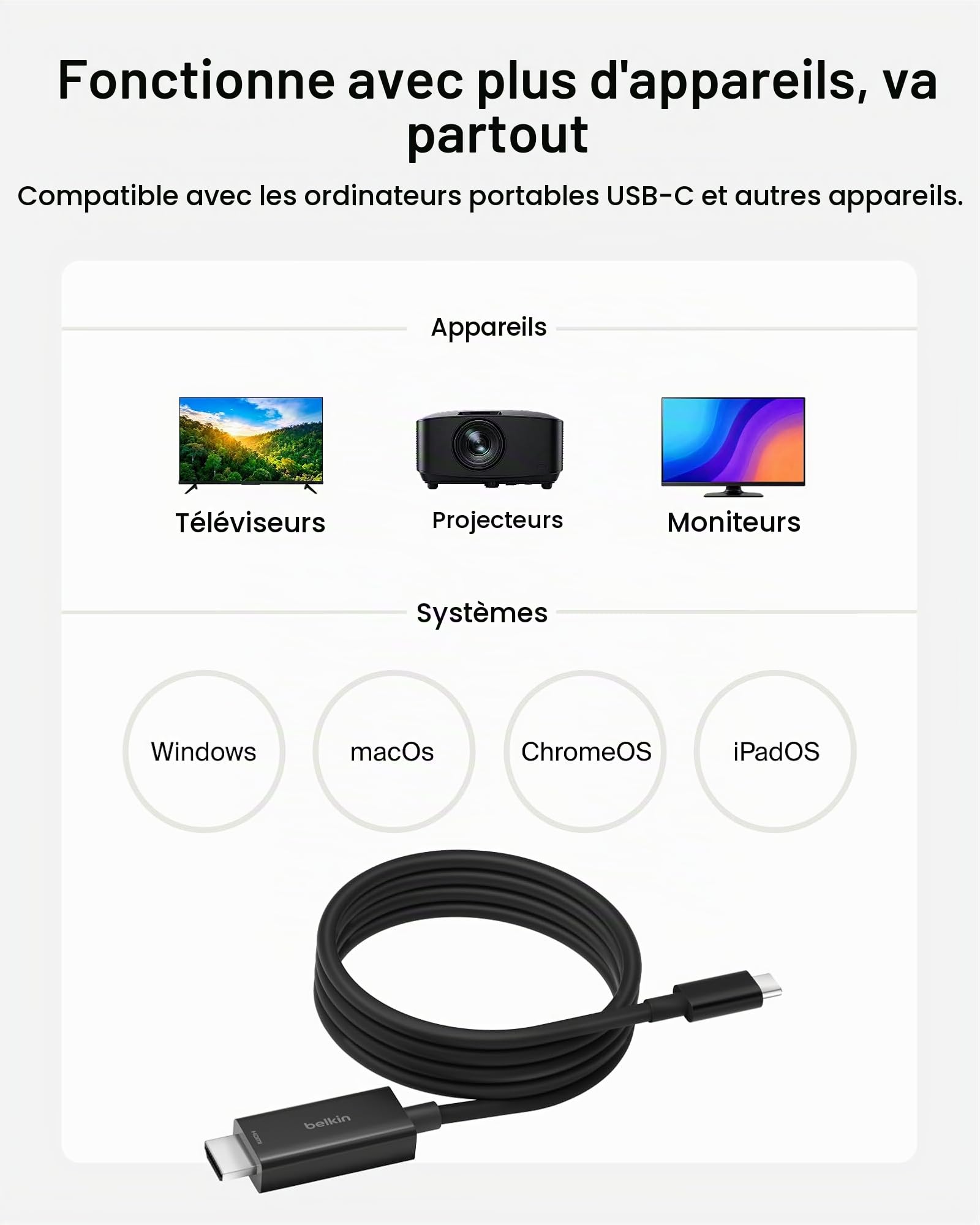 USB-C TO HDMI 2.1 CABLE (2M)