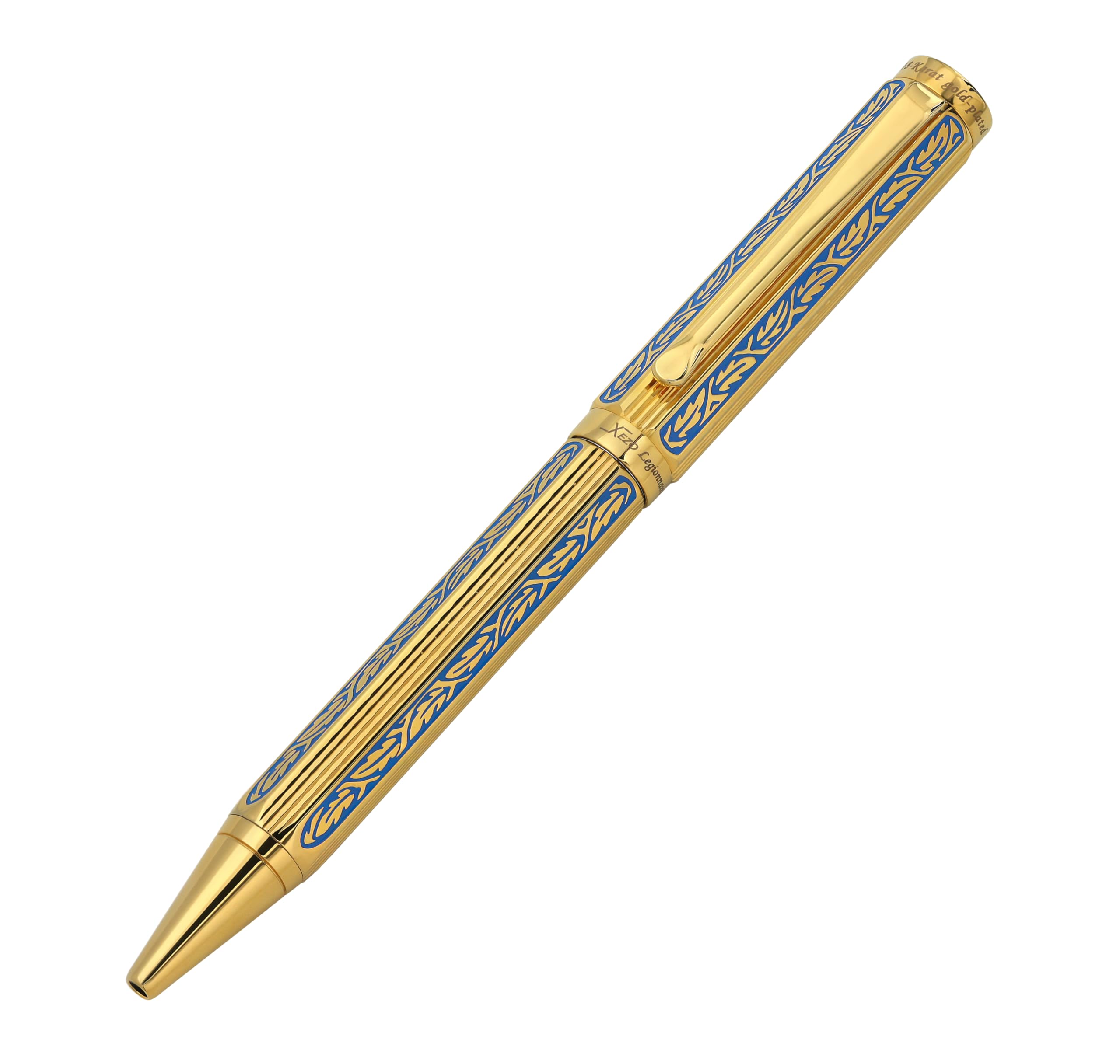 Amazon | Xezo レジオネア 18K 金メッキ中字ボールペン。ダイヤモンド