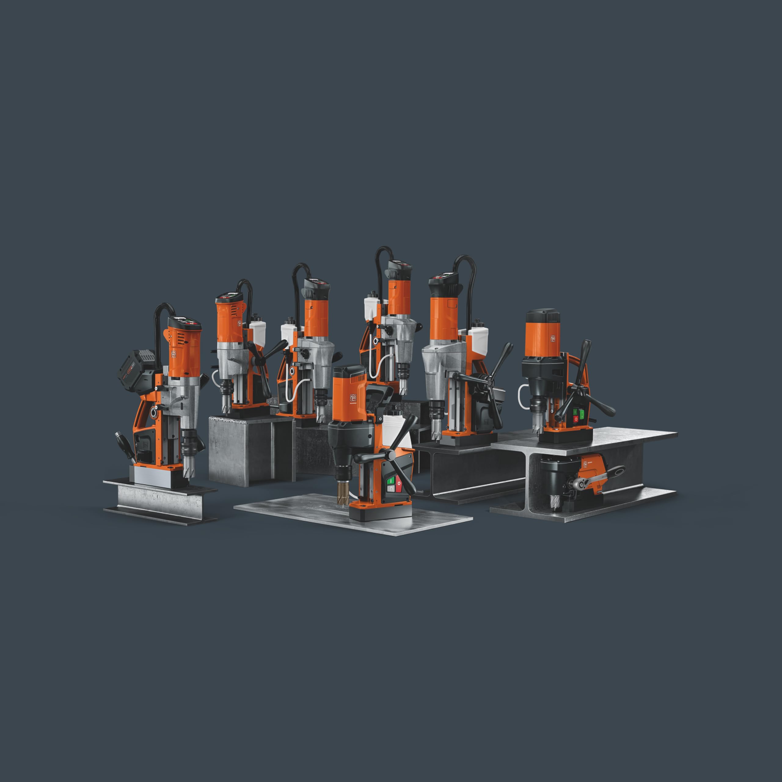 Fein KBM 50 AUTO QW Magnet Kernbohrmaschine 1200 W MK 3 Rechts-/Linkslauf digitaler Bohrvorschub
