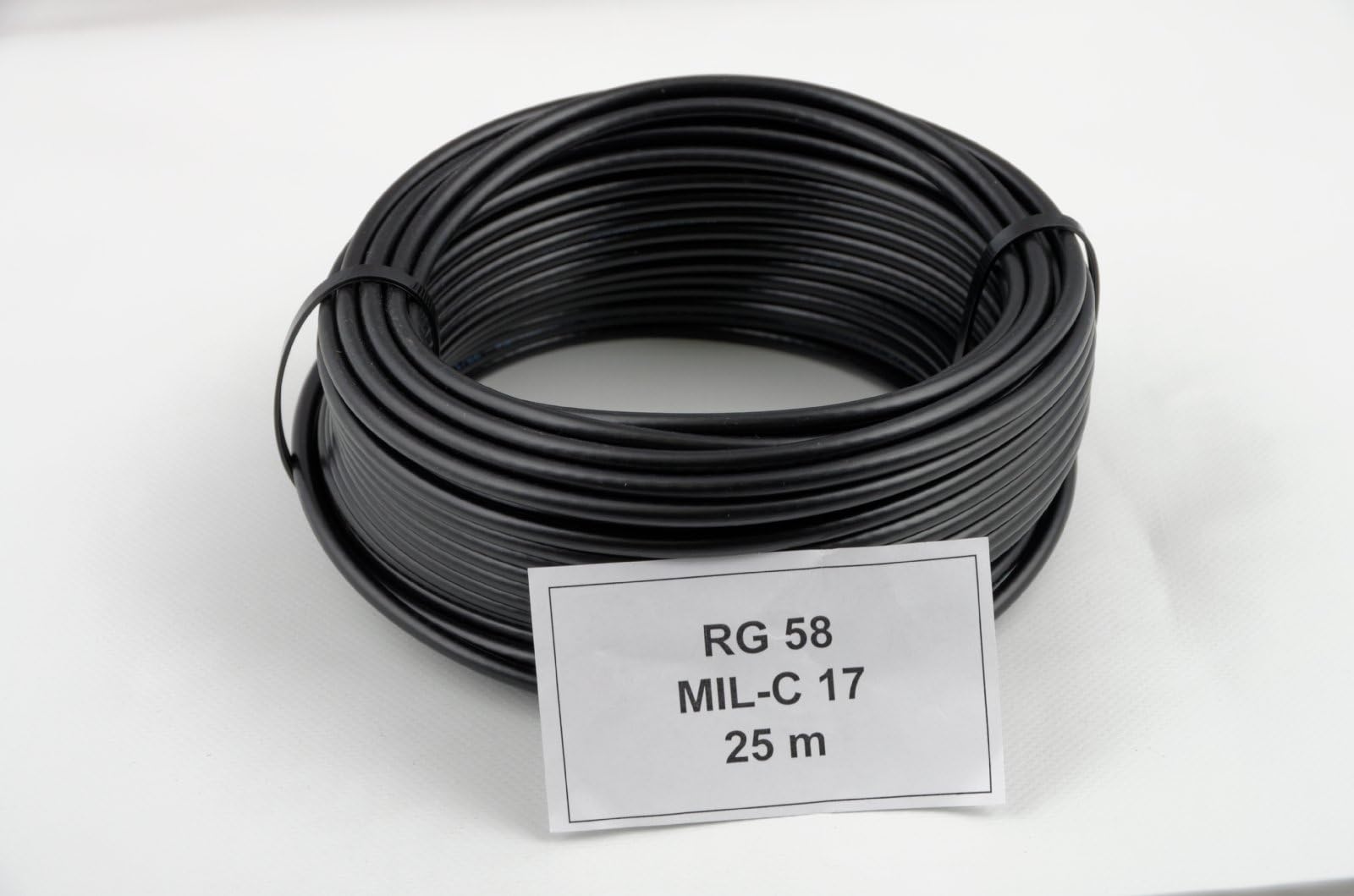 Basic Price Euro 1.25/M – Bidatong RG58 Outlined in 17 °F – 25 M – Aerial Cable 50 Ohm