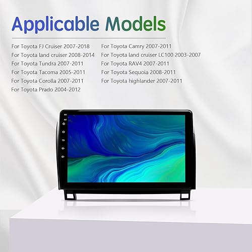 Miniatura 10 de ViaBecs Kit de arnés de cableado estéreo para Toyota Corolla RAV4 Camry 4Runner Prado Tundra, Highlander Plug&Play con adaptador CANBUS, soporta