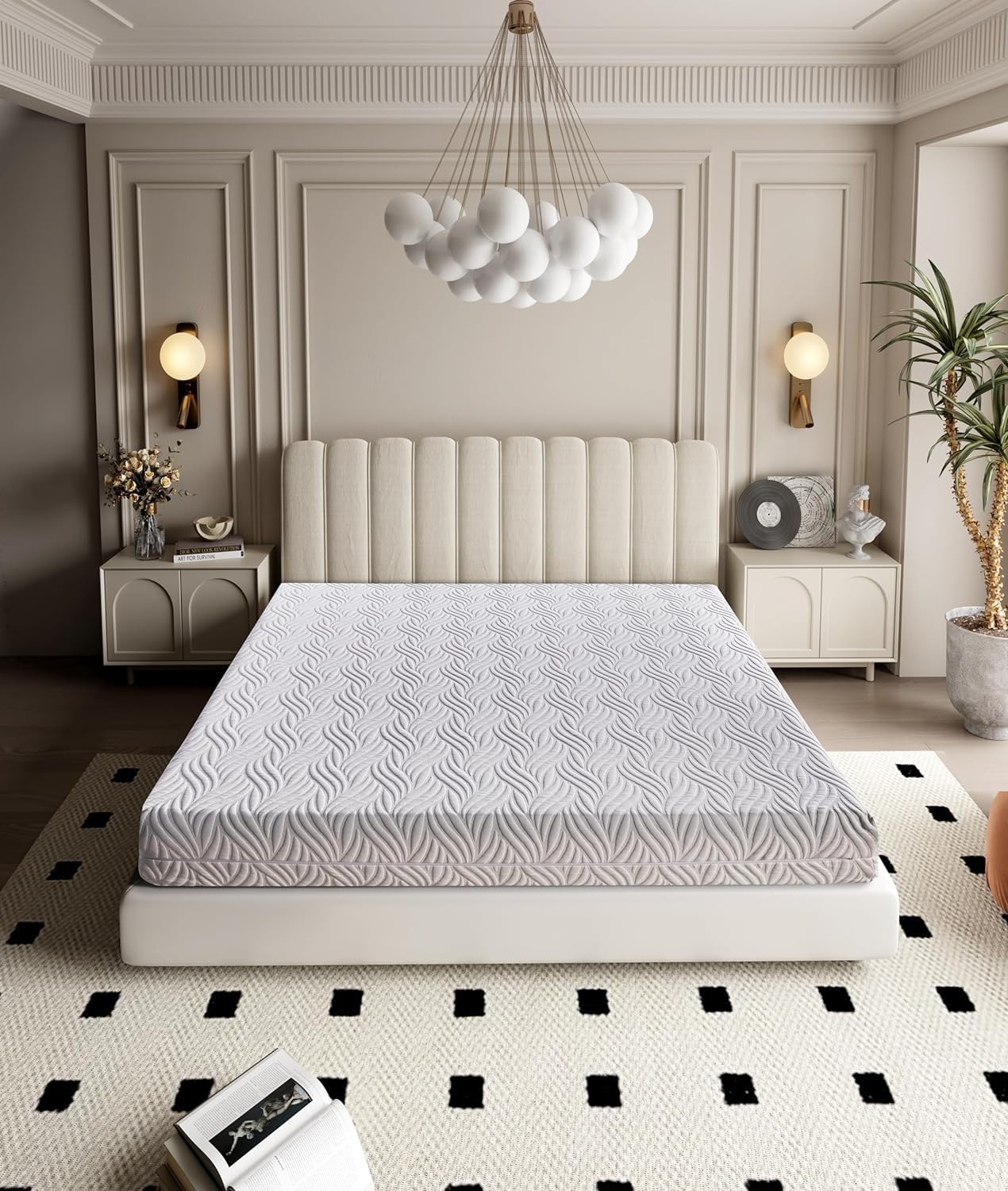 PMIXO Twin Size Mattress, 10 Inch Gel Twin Memory Foam