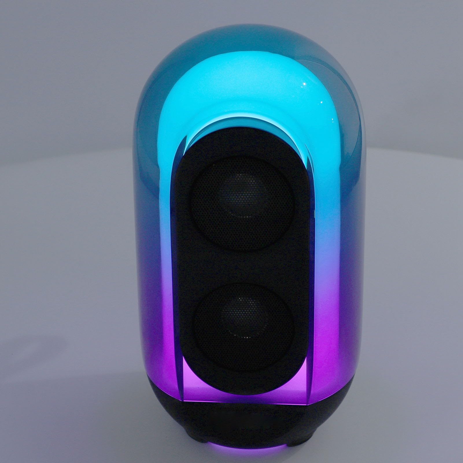 Hidyliu Set di Altoparlanti per Karaoke Bluetooth con Luci Colorate e 2 Microfoni per Riunioni di Famiglia a Casa
