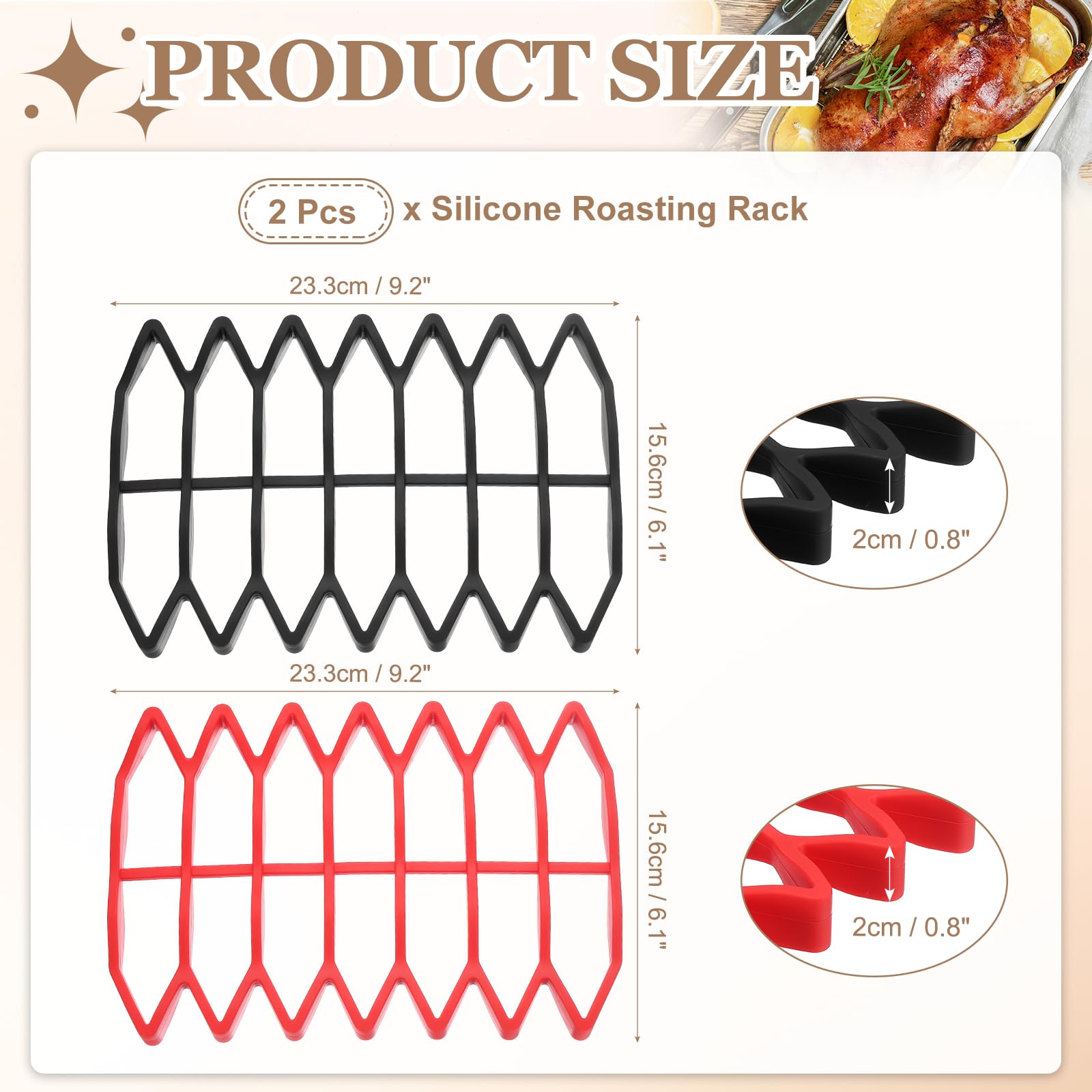 METALLIXITY Rostatura in silicone per forno antiaderente 23,4 x 15,5 cm