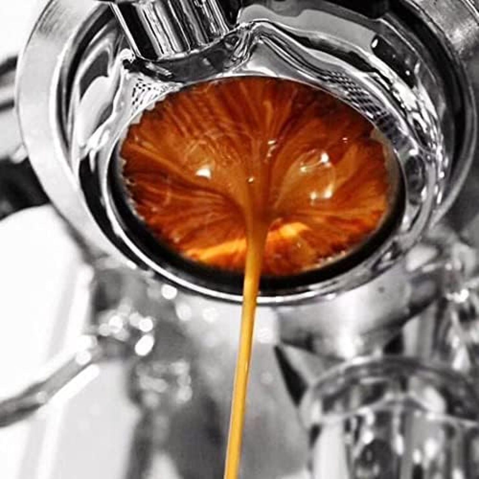 Portafiltro De Café, Mango De Café Sin Fondo, Mango De Café De 58 Mm, Compatible Con Cafetera E61, Juego De Café Con Mango Modificado De Acero Inoxidable,F,Pleasant63