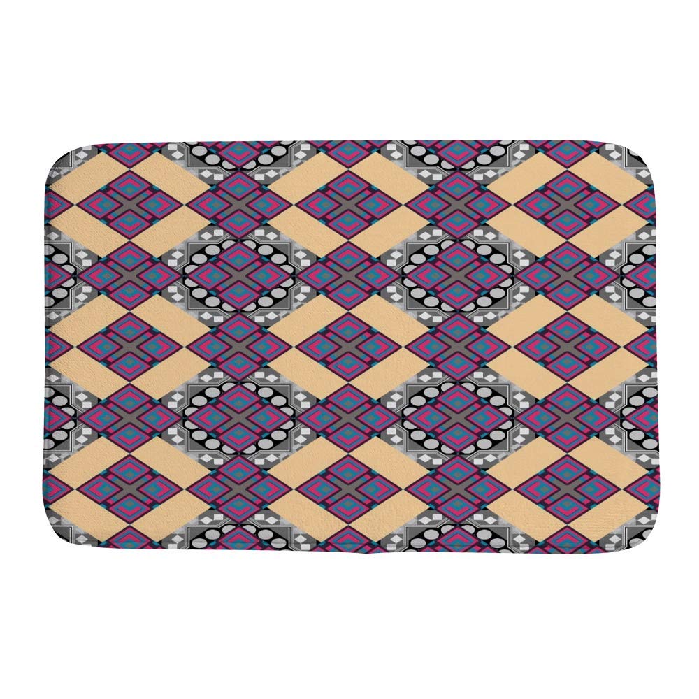 Tapis de salle de bain lavable en machine violet épais 91cm