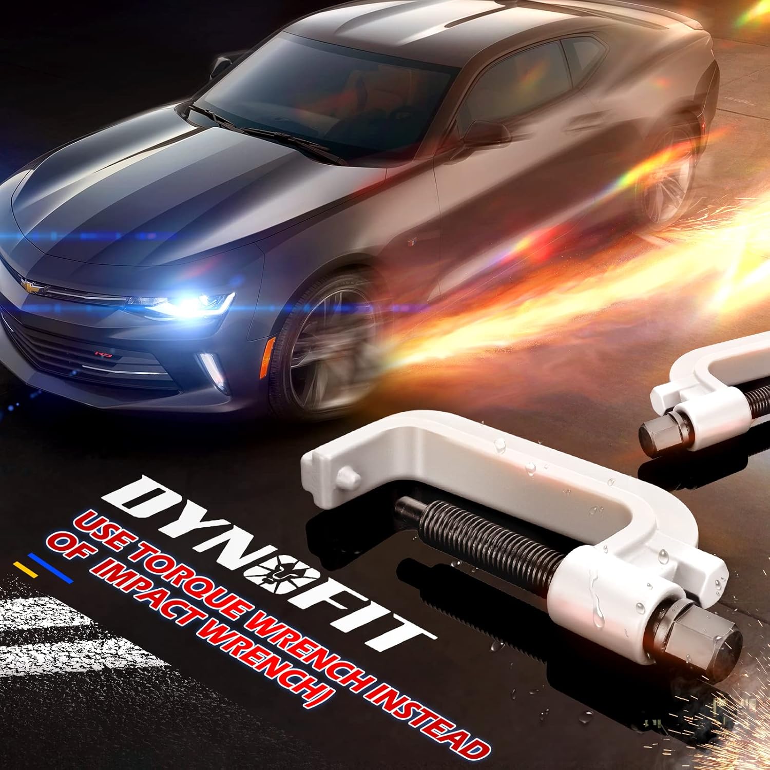 dynofit 1"-3" Torsion Bars Key with Shock Extender Brackets for Chevy GMC Silverado Sierra 1500HD 2500HD 3500HD (2001-2010) with Removal Tool