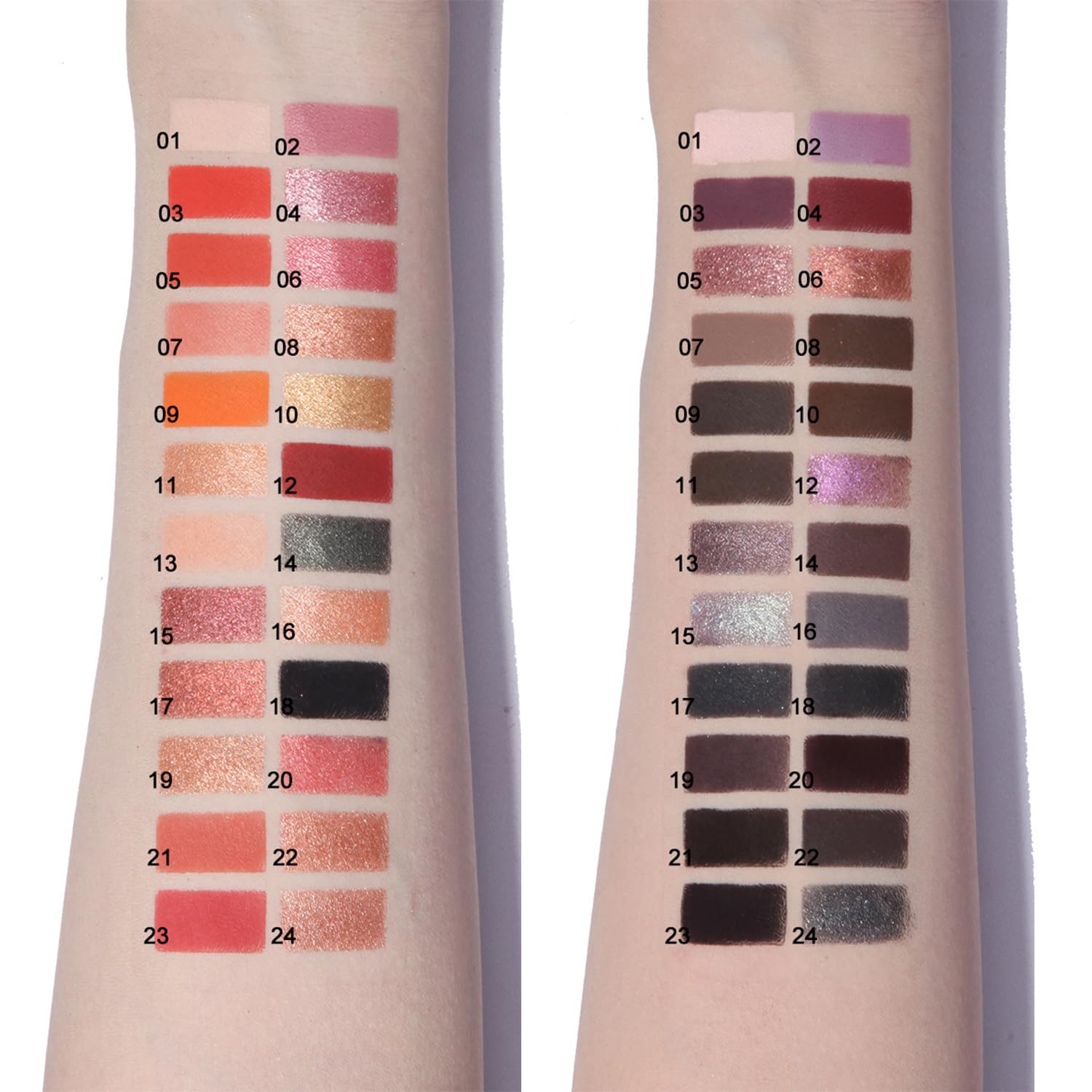 LEOPARD SHADOW Eyeshadow Palette 20 Colour Matte Shimmer Glitter - Image 3