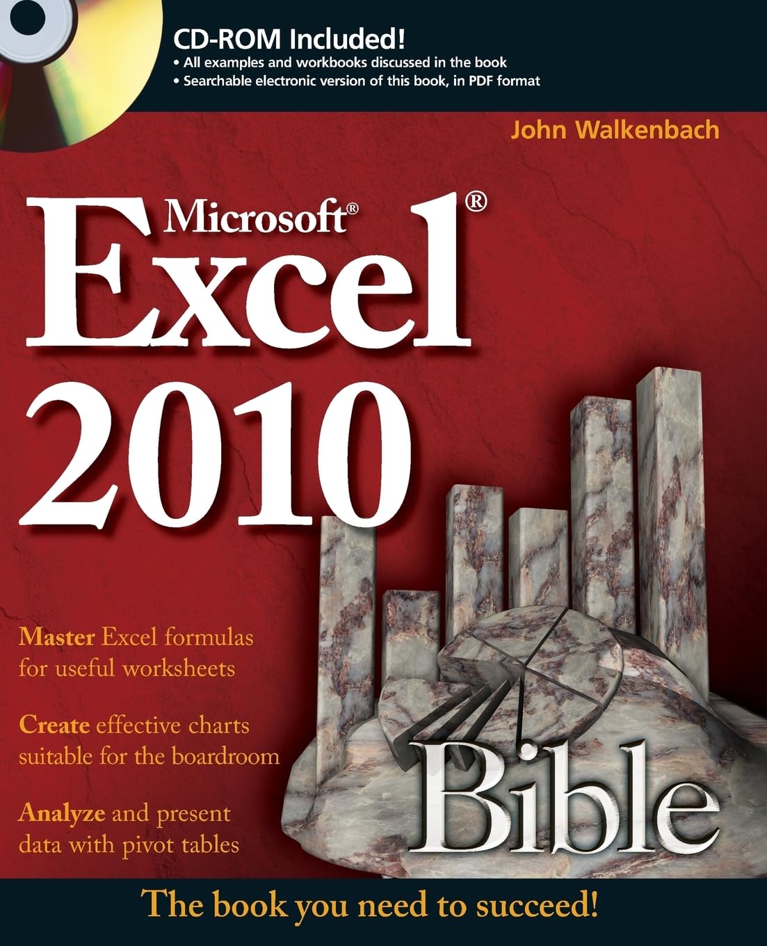 Excel 2010 Bible Walkenbach, John 9780470474877 Books