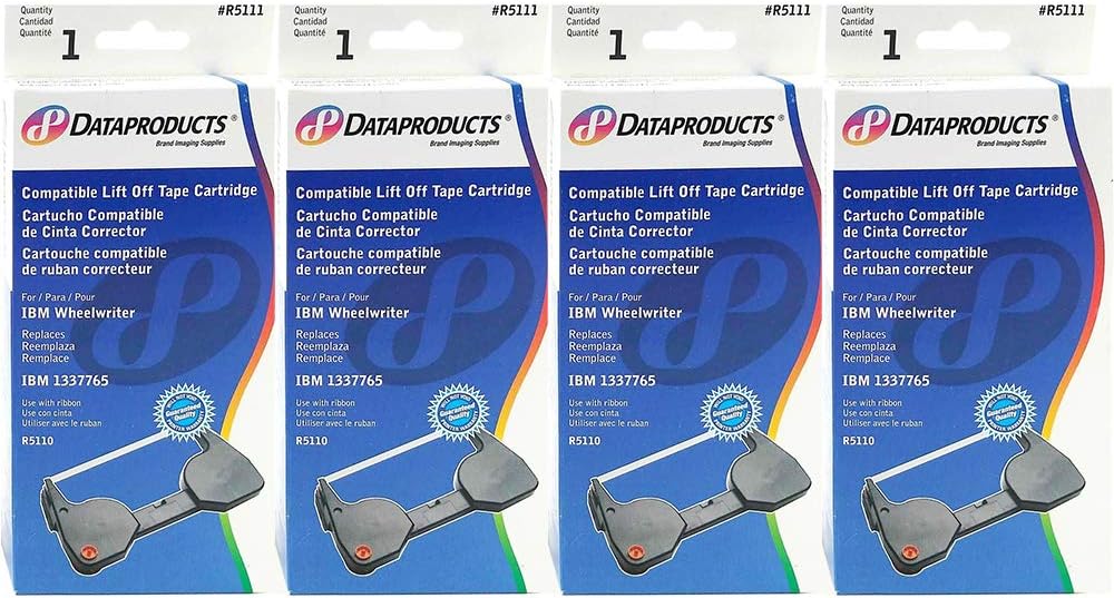 Dataproducts4 Pack - R5111 Compatible Lift-Off Tape Clear "Product Category: Imaging Supplies And Accessories/Ribbons"
