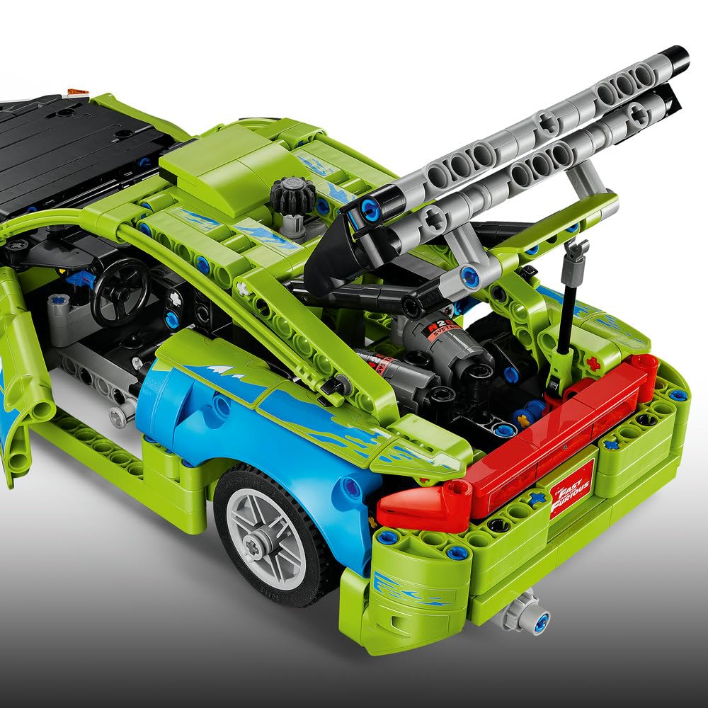 LEGO Technic Samochód Fast and Furious Mitsubishi Eclipse 42229 | Model filmowego auta, klocki konstrukcyjne, prezent dla fana motoryzacji 14+, zestaw dla nastolatków, 827 elementów
