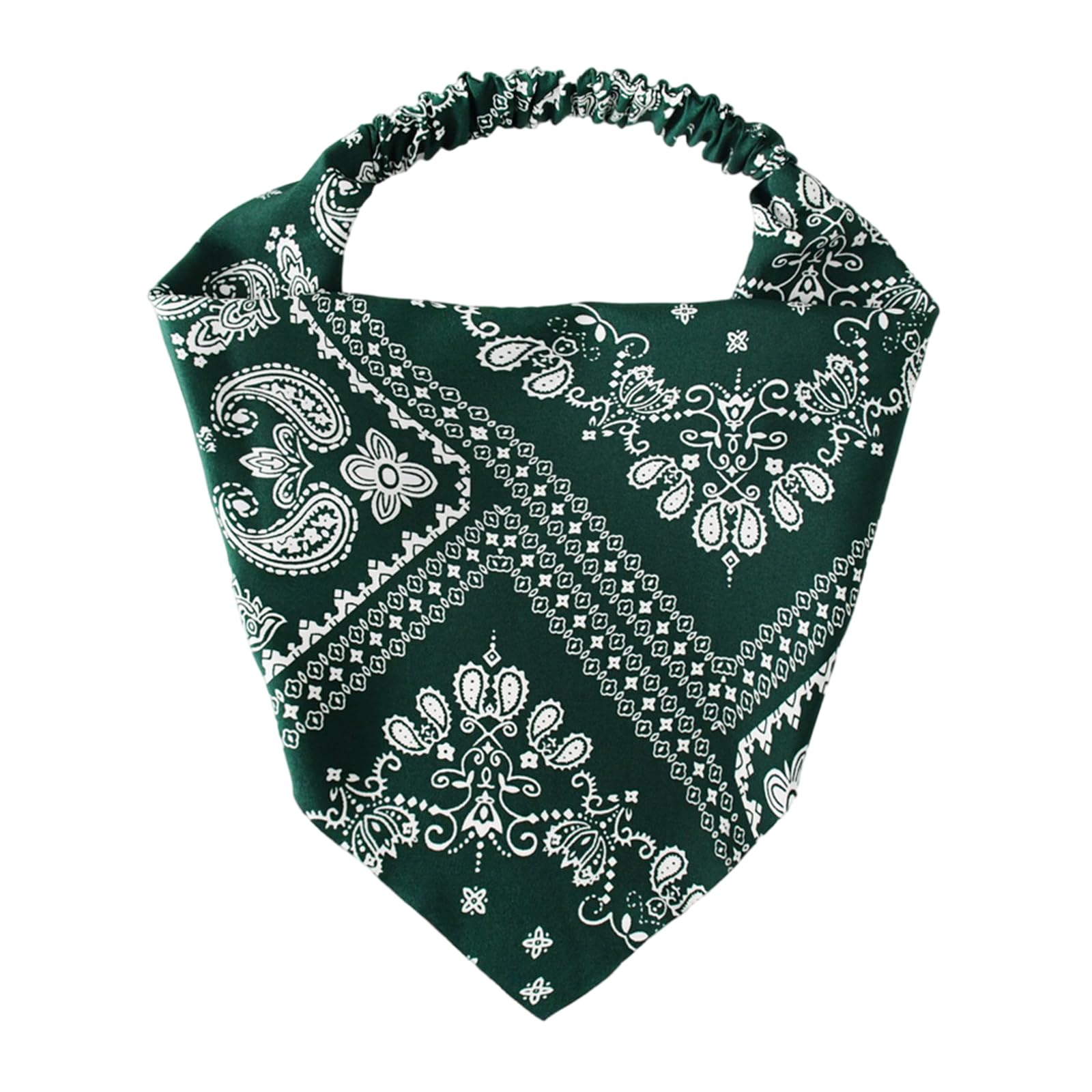 Fentency Elegant Headbands Unique Bandana Flower Print Headpieces Elastic Hair Accessories for Women and Girls