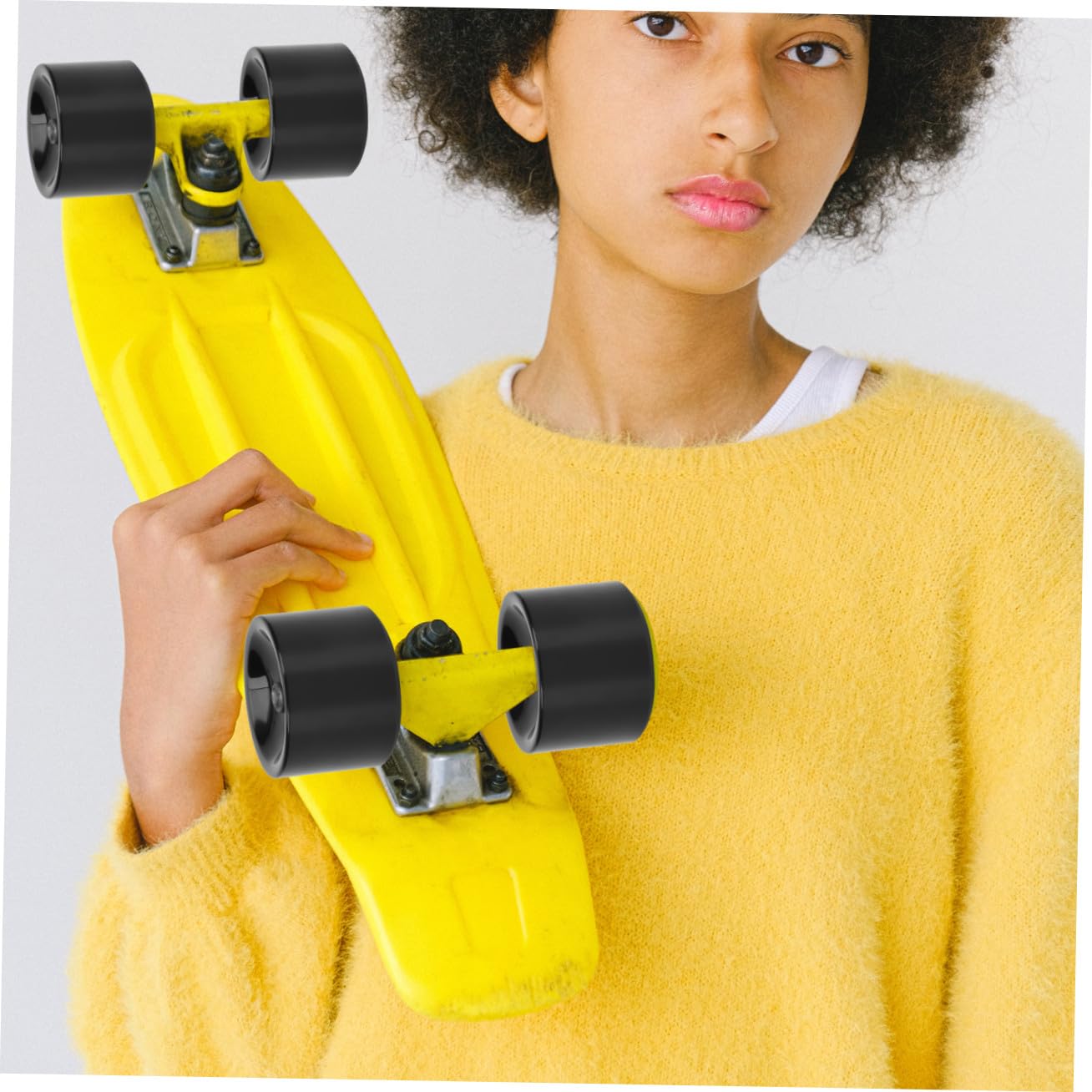 ifundom Skateboard Transparent PU Material Reißfest für Cruiserboards zu Installieren Entfernen