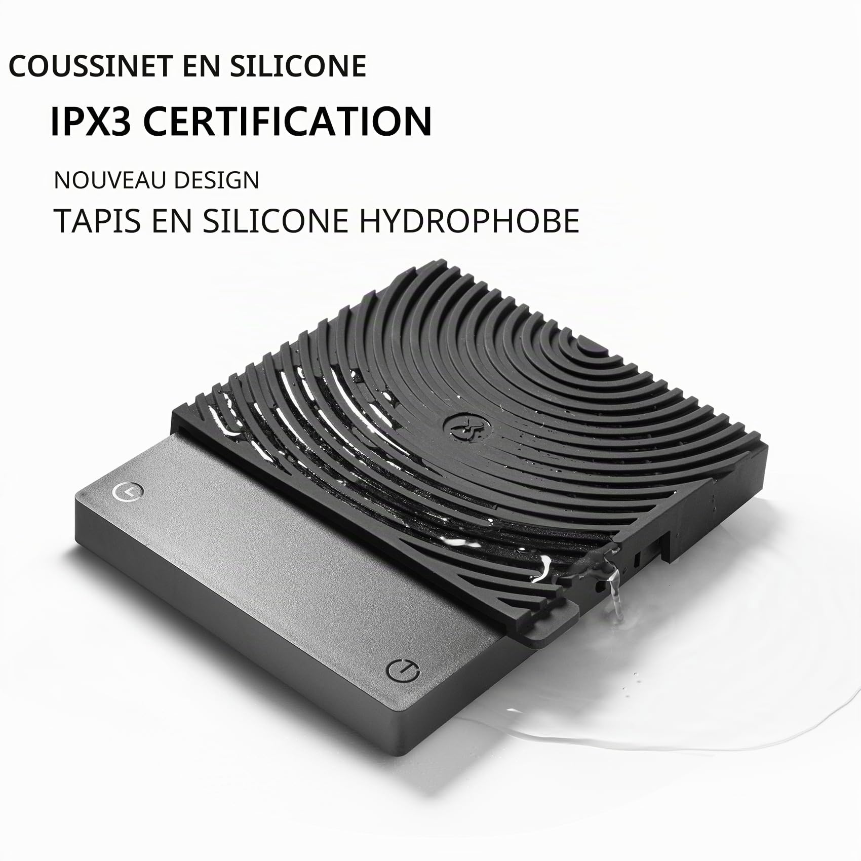 TIMEMORE Mini balance à café de base, balance à expresso électronique multifonction, balance numérique avec minuterie, ultra fine et légère, mini balance de cuisine numérique pour la pâtisserie, la