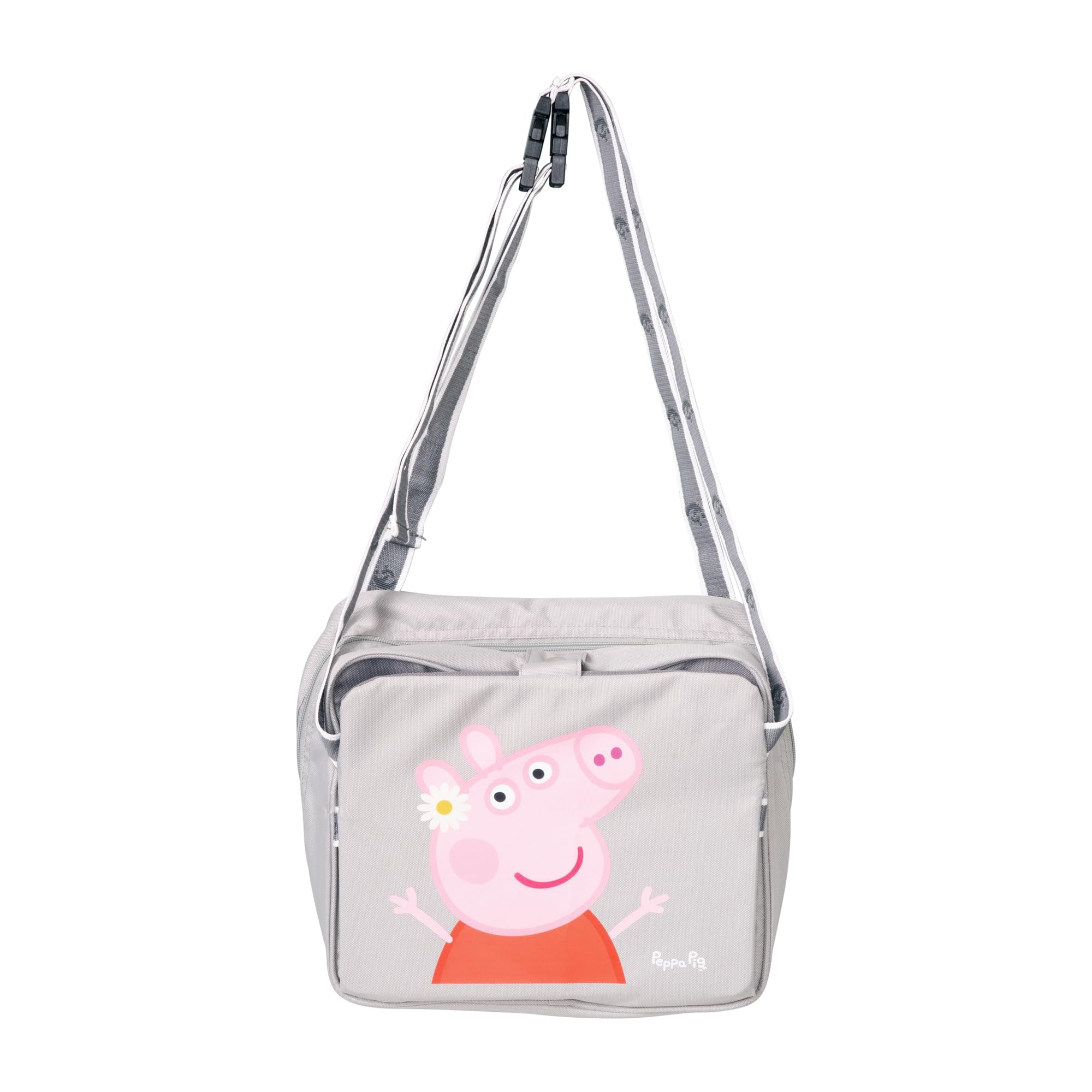 roba Seggiolino Gonfiabile per Bambini Peppa Pig - Bordi Rialzati - da Viaggio - per Auto - Resistente - dai 6 ai 36 Mesi - Facile da Pulire - Salvaspazio - Grigio/Rosa