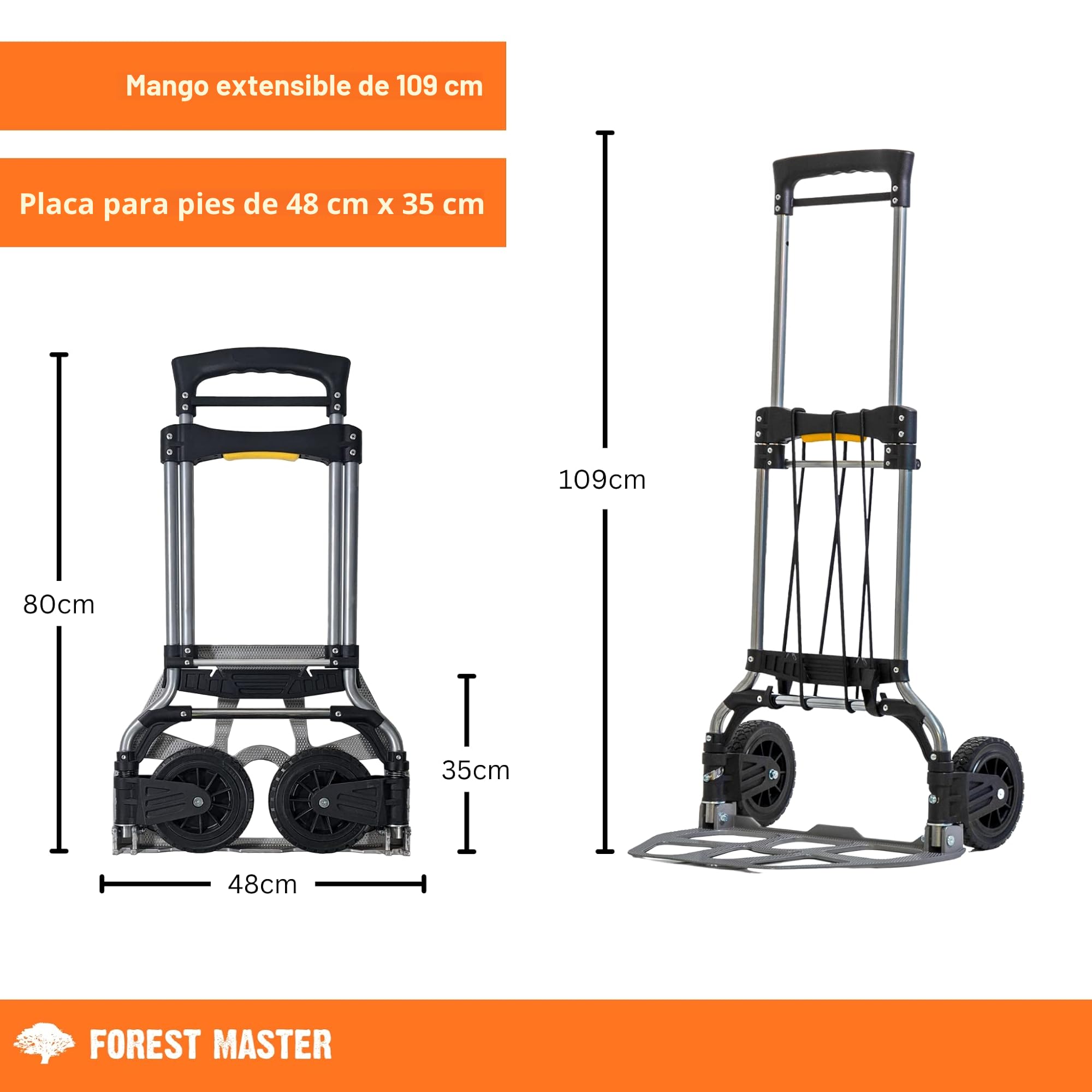 Zero Compact Plegable Heavy Duty Hand Truck 160 kg