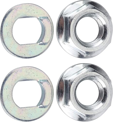 Tbest E Scooter Accesorios Tuercas de aleación de acero Tuerca de eje de rueda Carrera impulsor is1 Scooter eléctrico Tuercas Skateboarding Scooter