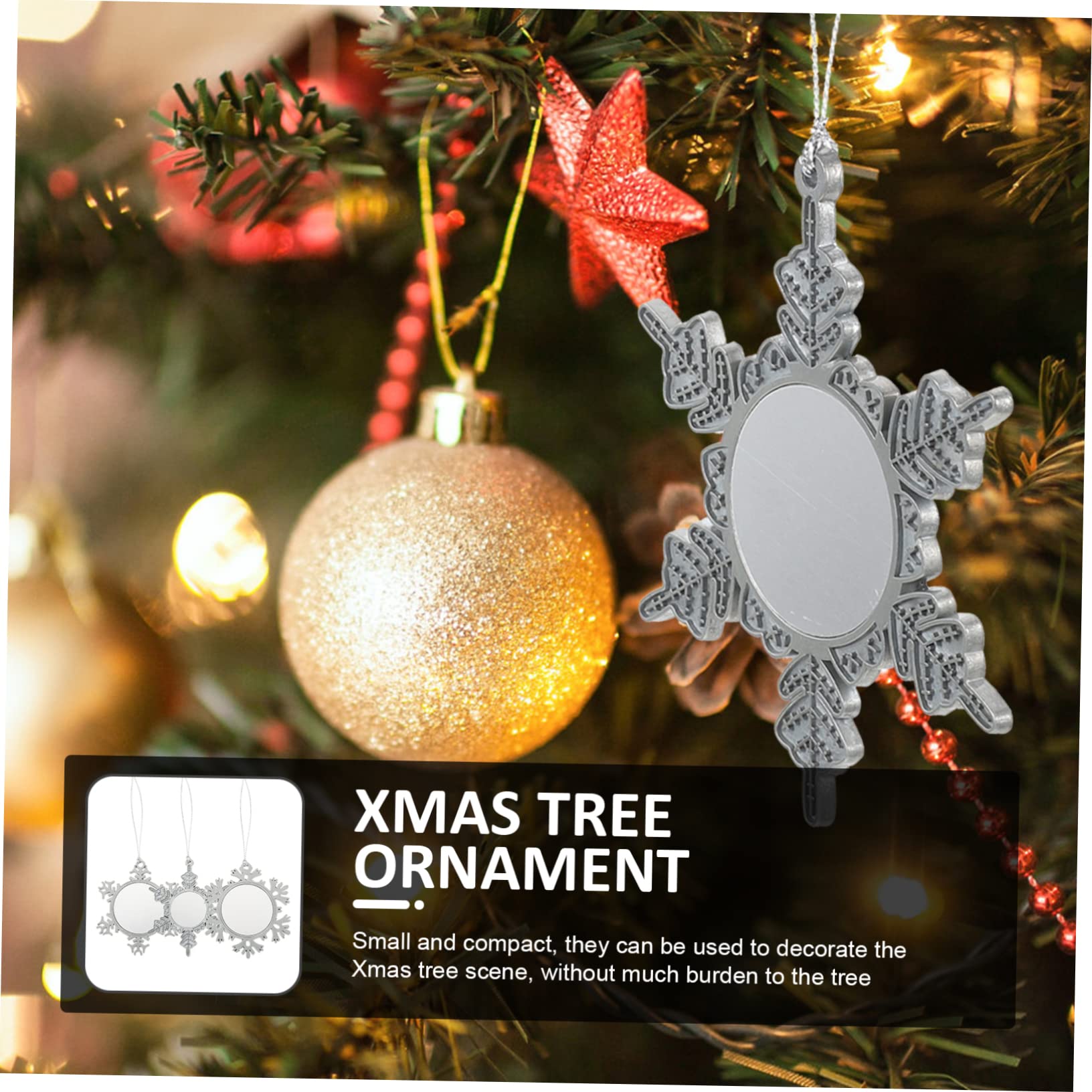Alipis 15stücke Teiliges Weihnachts Pendants Wärmeübertragungs Schneeflocken Für Festliche Dekorationen Und Kreative Bastelprojekte