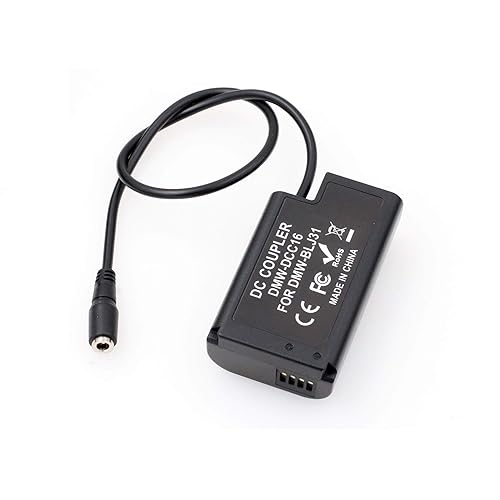 Miniatura 3 de V-Mount D-tap a batería ficticia DMW-DCC16 acoplador DC para cámara Panasonic Lumix DC-S1 S1M S1H S1R S1RM