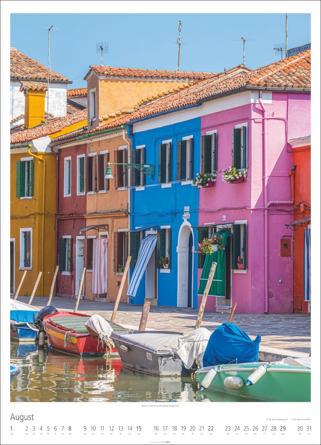 Venezia - La Serenissima - Kalender 2027 - Weingarten-Verlag - Reisekalender - 49 cm x 68 cm