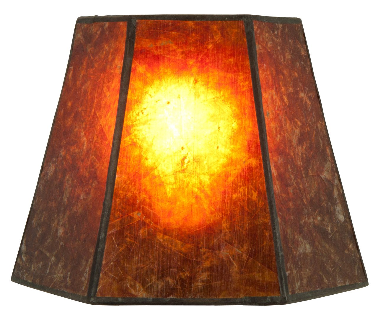 Upgradelights 12 Inch Uno Down Bridge Mica Lamp Shade Replacement