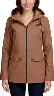Women's Softshell Jacket with Hood Waterproof Lightweight Windbreaker Windproof Rai…
