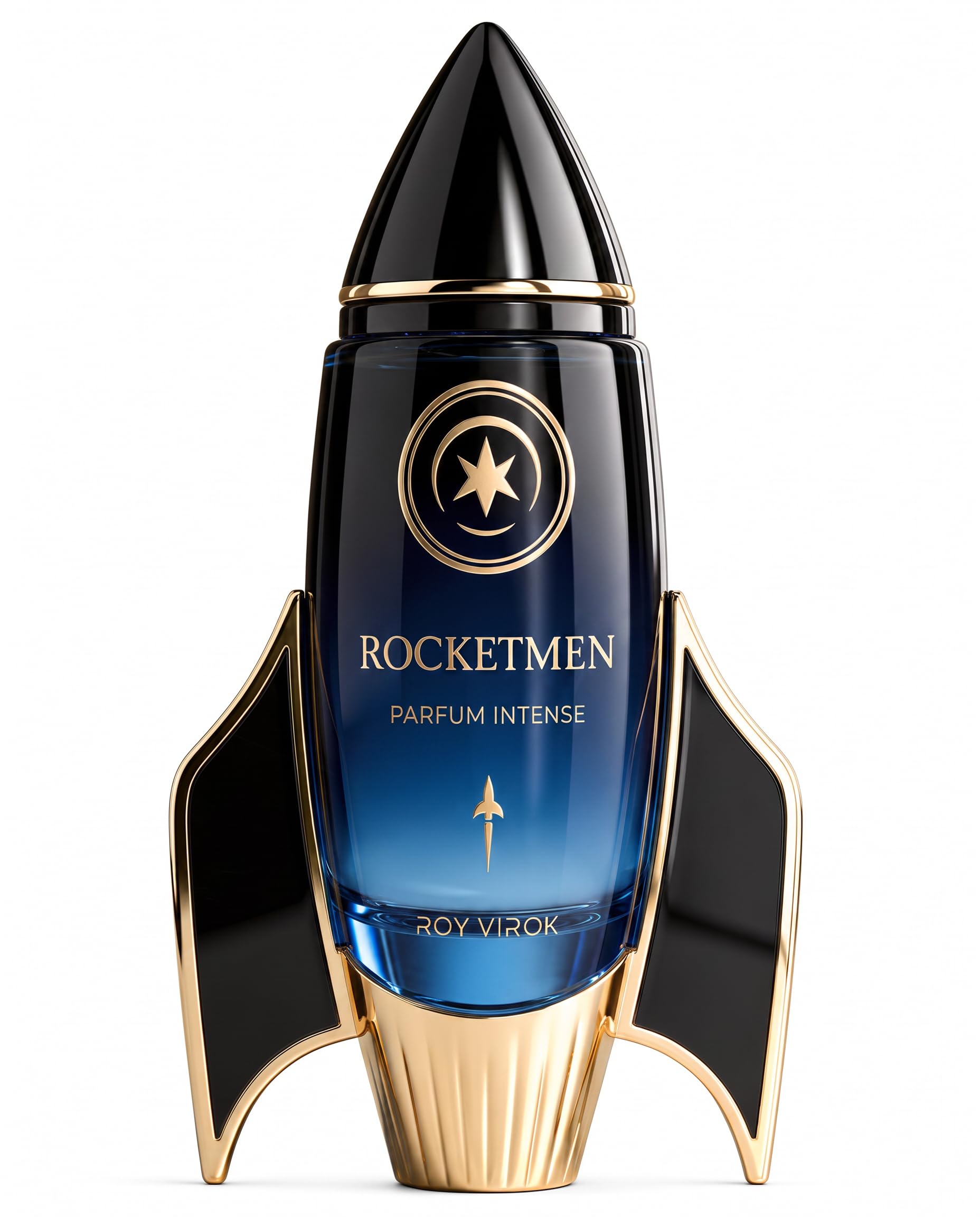 ROCKETMEN Parfum Intense 30% - Profumo da Uomo 100 ml, Profumi Uomo Legnosi | Profumo Uomo a lunga durata e con scia elegante. Fragranza speziata e legnosa in un inconfondibile flacone a forma di razzo.