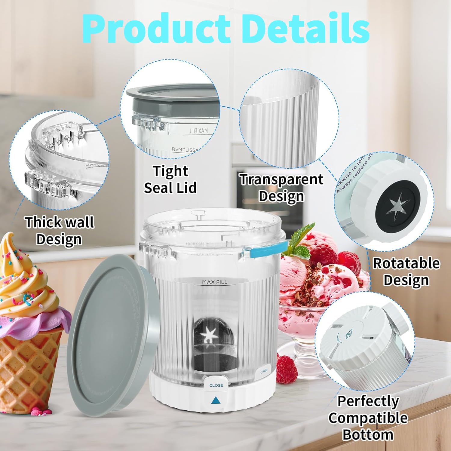 Familie-ijstijd met de Ninja CREAMi Scoop & Swirl ijsmachine - Het