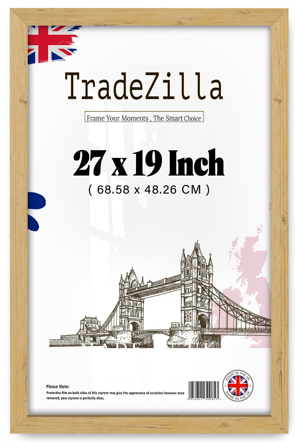 Tradezilla Pine | Eton Wood Puzzle (68.58 X 48.26 Cm) Frames, Certificate, Large Engineered Wood Frames| 27 X 19 Inch Mdf Frame 685.8 X 482.6 Mm [ ]