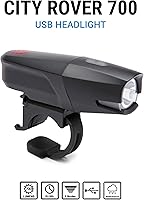 Vista 2 de Portland Design Works City Rover 700 USB Rechargeable Headlight, Black