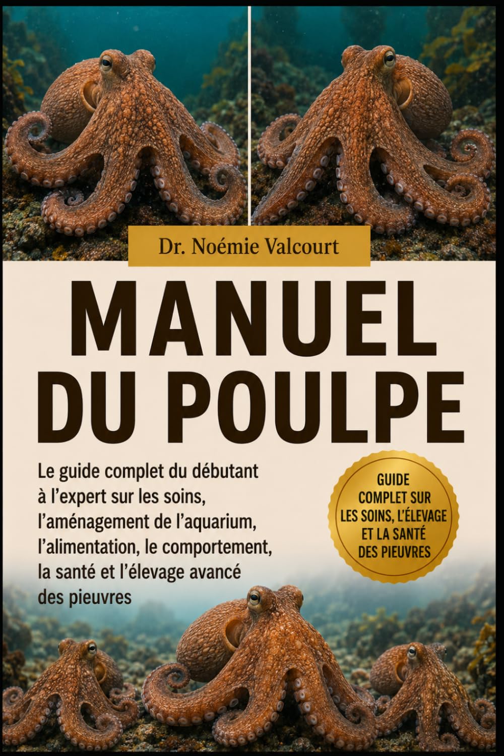 MANUEL DU POULPE: Le guide complet du débutant à l'expert sur les soins, l'aménagement de l'aquarium, l'alimentation, le comportement, la santé et l'élevage avancé des pieuvres