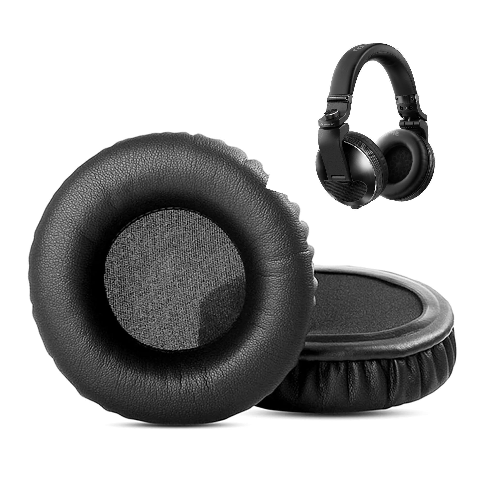 HDJ-X10 Earpads Replacement for Pioneer HDJ-X10 Headphone Ear Cushions with Protein Leather and Memory Foam