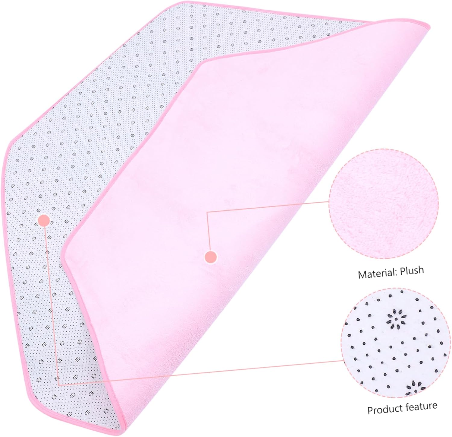 Children's Play Mat Hexagon Floor Carpet Rug Non-Slip Waterproof Indoor Mat for Boys and Girls Soft Colorful Design for Playroom and Nursery