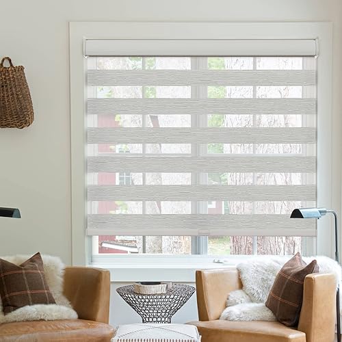 Miniatura 4 de Xidamen Persianas de cebra de tamaño personalizado para ventanas sin cable, persianas enrollables de cebra para el hogar, parada libre, filtro de