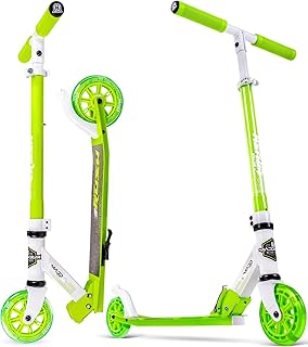 Madd Gear Aero 150 Kick Scooter - Suits Boys & Girls Ages 5+ - Max Rider Weight 220lbs - Large 6" Wheels - Lightweight Fol...