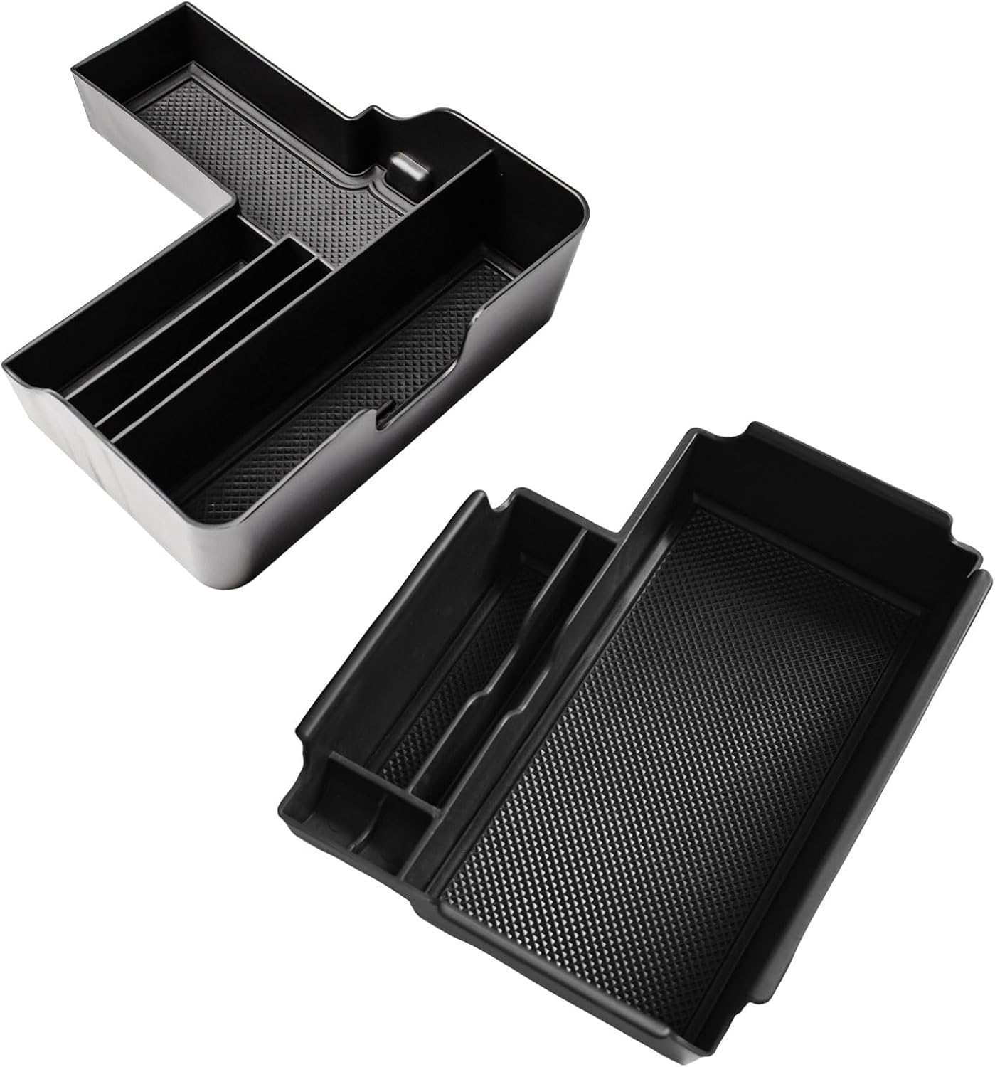 Center Console Lower Tray and Center Console Organizer Compatible with Ford Explorer 2020 2021 2022 2023 2024 Accessories