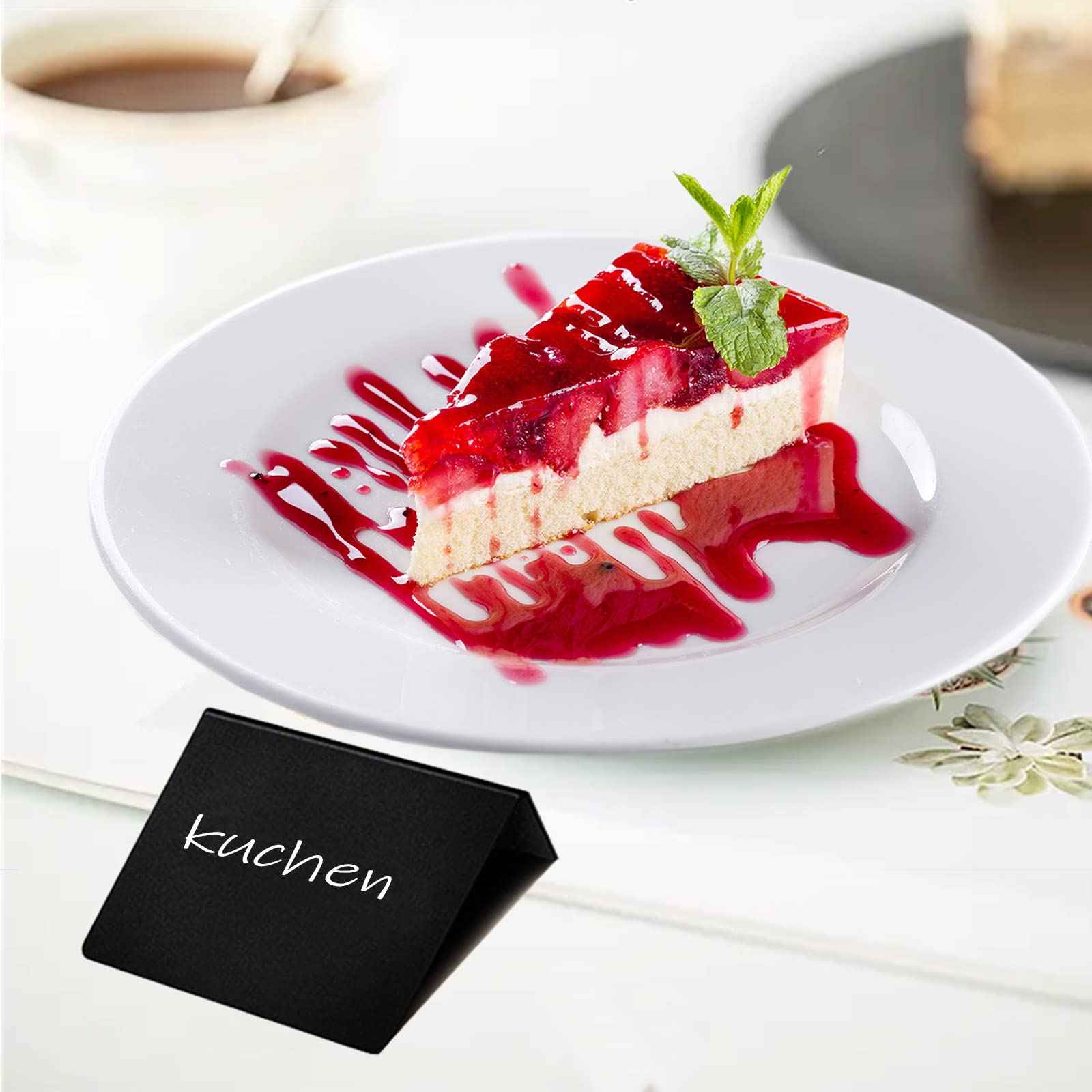 20 Mini Tableaux Noirs 10x7,5cm - Ardoises Buffet, Mariage