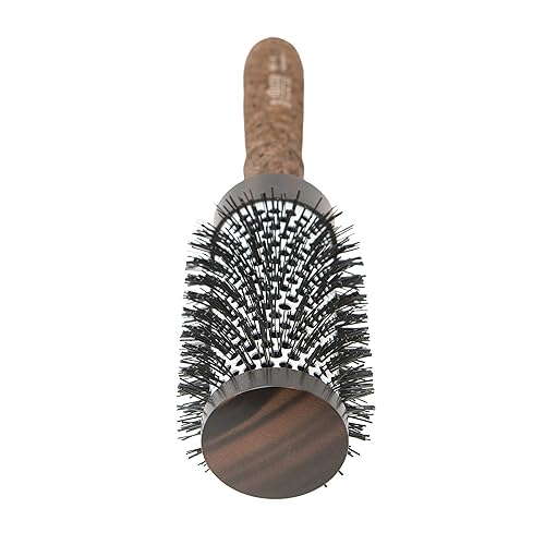 Miniatura 2 de Ibiza Hair Professional Ceramic Round Brush (CC Series), Carbon FiberNylon Bristles &amp; Ergonomic Cork Handle, Heat Resistant Ionic Hair Brush to