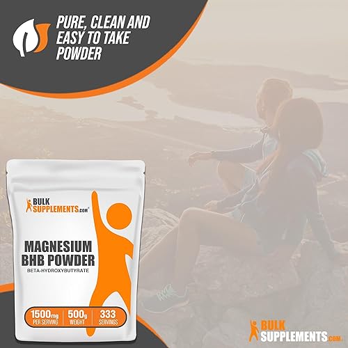 Miniatura 6 de BulkSupplements.com Polvo de magnesio BHB - Polvo de beta-hidroxibutirato, suplemento BHB - Sales BHB, suplemento de electrolitos, paquete de 1 -